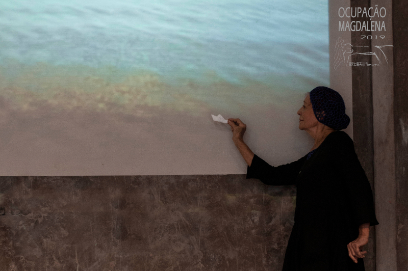 Grito Poético. Ocupação Magdalena Vila Itororó 2019. Foto Tatiana Mito