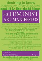 Book cover: 50 Feminist Art Manifestos
