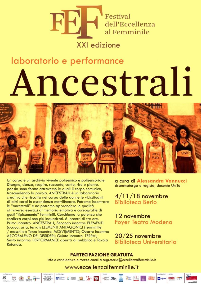 Ancestrali workshop and performance, 2025