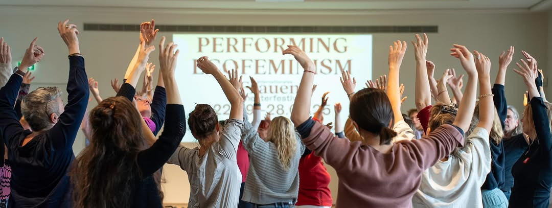 Participants at the 2025 Internationales Frauen* Theaterfestival