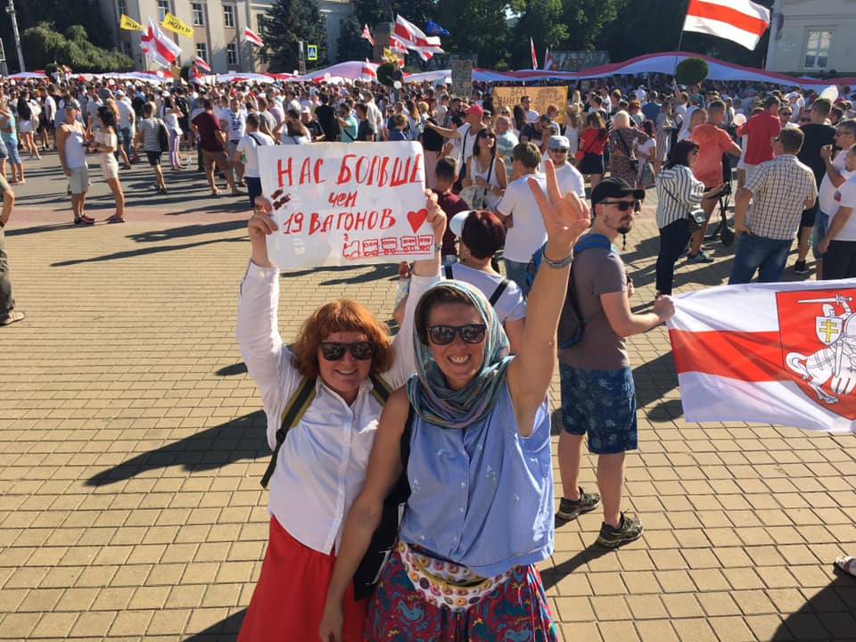 Aksana Haiko, Belarus protests, 2020 