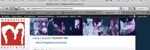 screenshot of australia header images