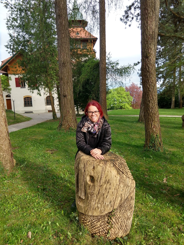 Thaís Medeiros at the Villa Waldberta. Photo: Ivan Medeiros